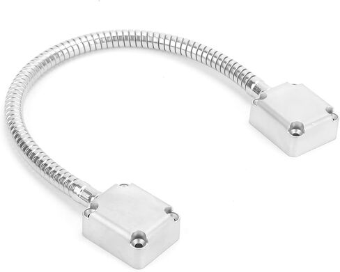 Door Loop Armored Door Cord Loop Cable Protector Access Control Cord 510mm Stainless Steel Corrugated Pipe Metal Heads Exposed Mounting Access Control in Kuwait