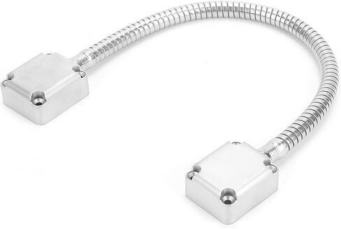 Door Loop Armored Door Cord Loop Cable Protector Access Control Cord 510mm Stainless Steel Corrugated Pipe Metal Heads Exposed Mounting Access Control in Kuwait