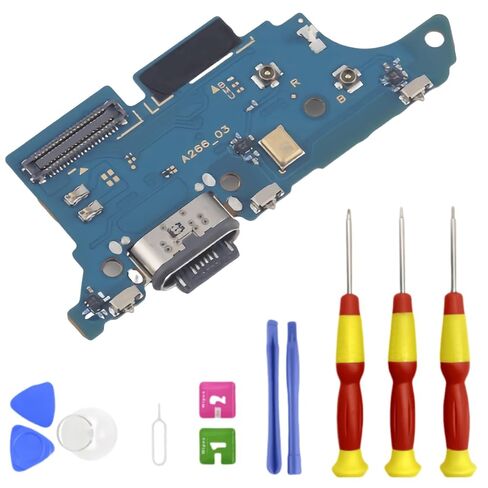 Galaxy A26 5G USB Charging Port Flex Cable Replacement for Samsung Galaxy A26 5G Charger Port Flex Cable Repair Part with Tools A26 SM-A266U SM-A266M (US Verson) in Kuwait