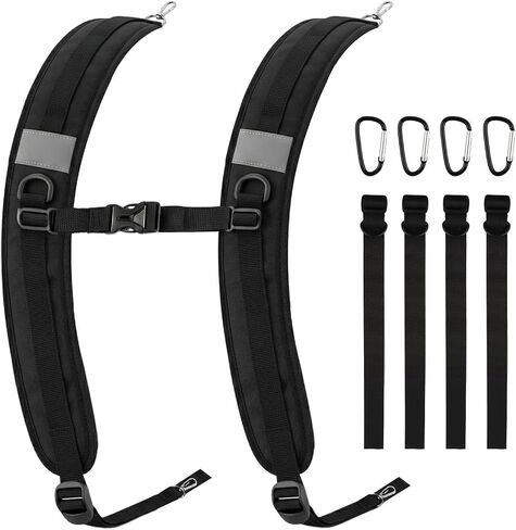 Reinforced Metal‑Clip Replacement Backpack Straps, 110‑lb Max Load in Saudi Arabia