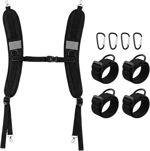 Reinforced Metal‑Clip Replacement Backpack Straps, 110‑lb Max Load in Saudi Arabia