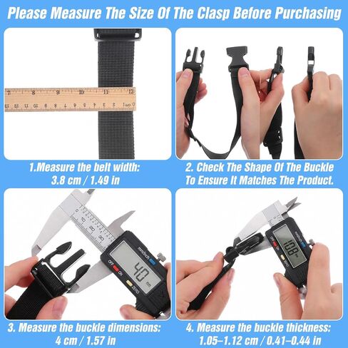 2 Pcs Fanny Pack Extender Strap, Waist Bag Extension Strap in Saudi Arabia