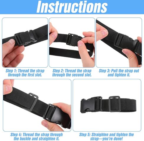 2 Pcs Fanny Pack Extender Strap, Waist Bag Extension Strap in Saudi Arabia