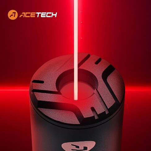 ACETECH Airsoft Pistol/Rifle Tracer Unit 14mm CCW Negative Thread with M14- to M11+ Adaptor LED Lighting Effect Glow in The Dark for Green/Red BB in Kuwait