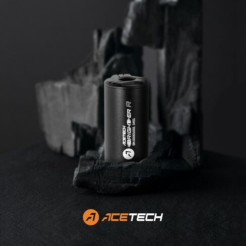 ACETECH Airsoft Pistol/Rifle Tracer Unit 14mm CCW Negative Thread with M14- to M11+ Adaptor LED Lighting Effect Glow in The Dark for Green/Red BB in Kuwait