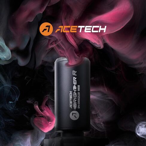 ACETECH Airsoft Pistol/Rifle Tracer Unit 14mm CCW Negative Thread with M14- to M11+ Adaptor LED Lighting Effect Glow in The Dark for Green/Red BB in Kuwait