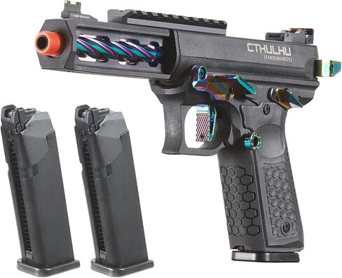 Lancer Tactical Full Auto/Semi Gas Blowback Airsoft Pistol w/Extra Magazine (‎Tandemkross Cthulhu) in Kuwait