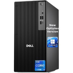 Dell QCT1250 Business Tower Desktop Computer, New OptiPlex Version-14th Gen Intel Core i5-14500, 16GB DDR5, 512GB PCIe SSD, Dual 4K Monitor Support, Type-C, Wired KB & Mouse, Win 11 in Kuwait