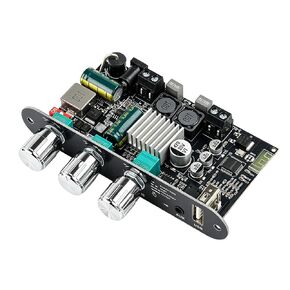 Diymore ZK-1001U Mono Amplifier Board, Bluetooth 5.3 100W TPA3116D2 Audio Amp Module with TWS, Treble Bass Control, USB AUX Input, DC 9-24V for Car DIY Home Outdoor Speakers in Kuwait