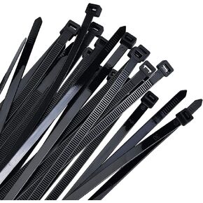 14 Inch Black Nylon Cable Zip Ties, 150 Pack in Kuwait