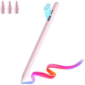 A-PCE iPad Pencil 2018-2026, Fast Charging Stylus with LED Display, White in Kuwait