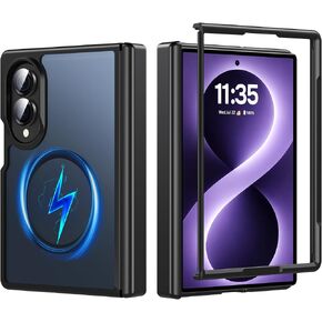 OWKEY Magnetic for Samsung Galaxy Z Fold 8 Case Full Hinge Protection,Black in Kuwait