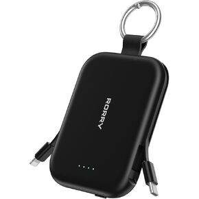 RORRY CharmGo Portable Charger, 5000mAh Power Bank with Built-in Cables in Kuwait