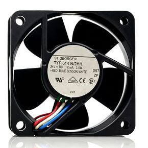 614N/2HH DC24V 125mA 3W 60x60x25mm 6cm 3-Wire Cooling Fan in Saudi Arabia
