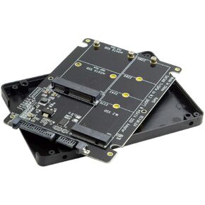 chenyang mSATA Mini SATA/M.2 NGFF SSD to SATA 2.5 inch Hard Disk Case Enclosure(Not Work for NVME SSD) in Kuwait