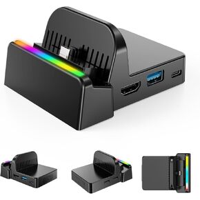 TV Docking Station for Nintenndo Switch 2, Switch & OLED, RGB Charging Dock in Kuwait