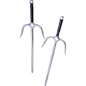 Master USA Martial Arts Training SAIS, Stainless Steel Blades, Wrapped Handle, Practice, Cosplay, Pack of 2 in Kuwait