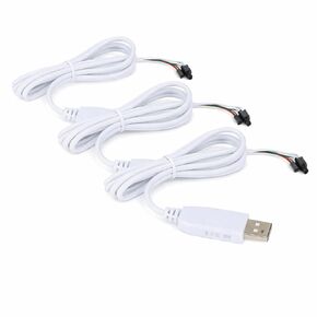 3pcs USB to RS485 Serial Converter Cable, CH340 Chip, 300 to 921600 BPS, 1 m Length in Saudi Arabia