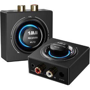1Mii 2.4GHz Wireless RCA Audio Transmitter Receiver (1 TX + 1 RX) for TV in Kuwait