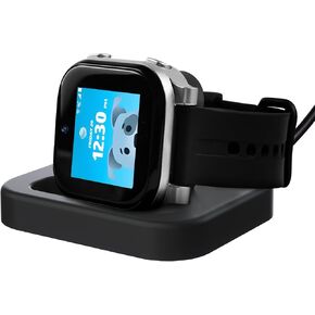Compatible with AT&T Amigo Jr Watch Charger, Foldable Magnetic Charger Stand Dock with 3.12ft Type-C to Type-C Cable (Black-2) in Kuwait