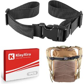 Adjustable Universal Backpack Chest Sternum Strap, Quick Release Buckle with D-Rings, Shoulder Clip Harness Extender for Hiking Camping Rucking Travel in Kuwait