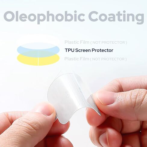 Compatible for Tensky ID208 Plus 1.8 Inches Smart Watch Screen Protector, [6 Pack] Full Coverage TPU Clear Film Compatible for Quican ID208 Plus 1.8" Smart Watch in Kuwait