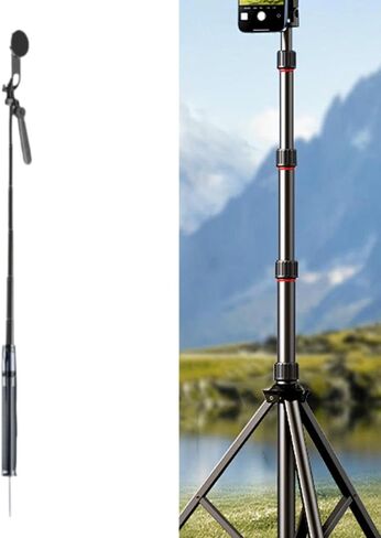 Portable 5.6ft Selfie Stick, Adjustable Monopod for Golf in Kuwait