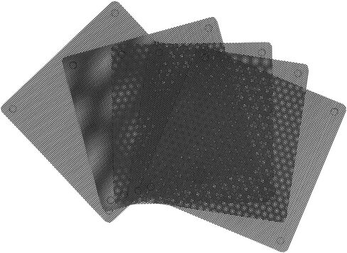 Limen 10Pcs PC Fan Dust Filter Covers 12cm – PVC Dust Proof Grills for Computer Case Fans, Flexible Mesh for Noise Reduction and Component Protection in Kuwait