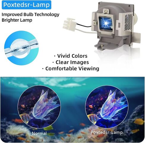RLC-098/RLC-100/RLC-102 Replacement Projector Lamp Compatible with VIEWSONIC PJD6552LW PJD6552LWS PJD7720HD PJD7828HDL PJD7831HDL Projectors in Saudi Arabia