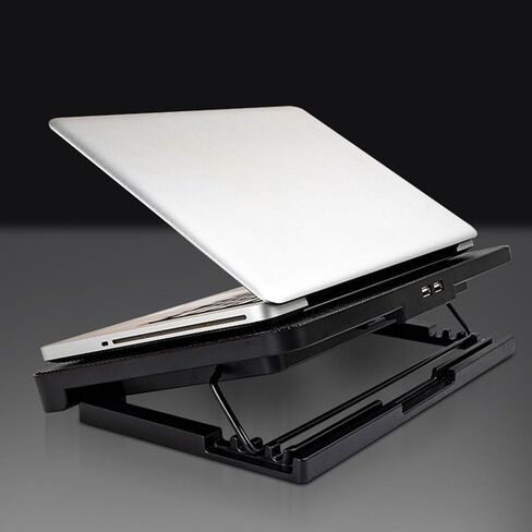Laptop Cooling Pad Dual Fans 1100rpm for 11-17 Inch in Kuwait