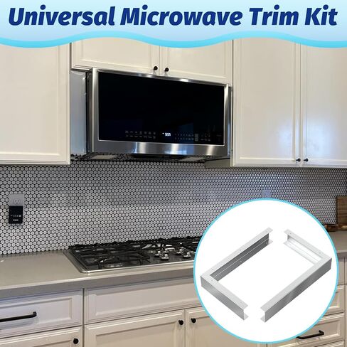 2 Pcs Stainless Steel Microwave Trim Kit in Kuwait