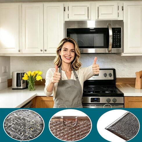 WB06X10608 Aluminum Mesh Microwave Grease Filter, Compatible with GE in Kuwait