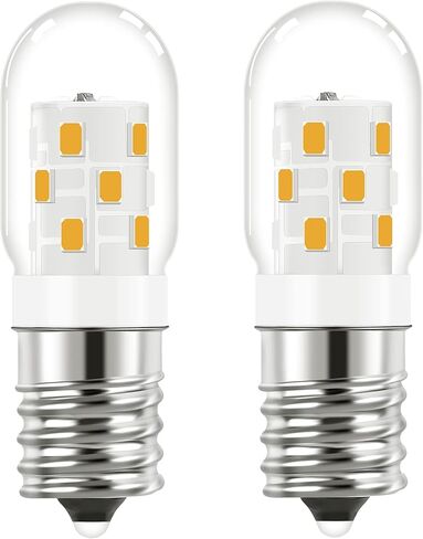 Microwave Light Bulbs Under Hood Stove Top 3W E17 LED Replace 8206232A 40 Watt Appliance Incandescent Bulbs Warm White 3000K, Over Range Lights fit for Whirlpool Maytag GE KEI Stove Hood,110-130V in Kuwait