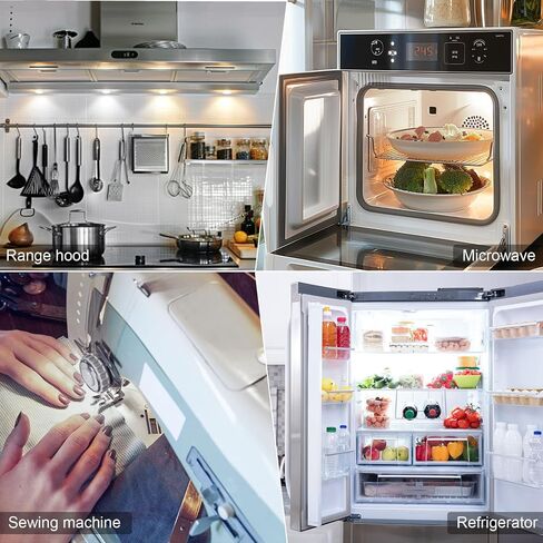 Microwave Light Bulbs Under Hood Stove Top 3W E17 LED Replace 8206232A 40 Watt Appliance Incandescent Bulbs Warm White 3000K, Over Range Lights fit for Whirlpool Maytag GE KEI Stove Hood,110-130V in Kuwait
