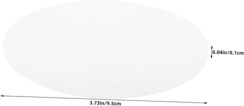 5pcs Acrylic round Lamp Shade Diffuser Disc for Drum Lamps 3.7 Inch in Kuwait