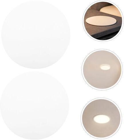 5pcs Acrylic round Lamp Shade Diffuser Disc for Drum Lamps 3.7 Inch in Kuwait