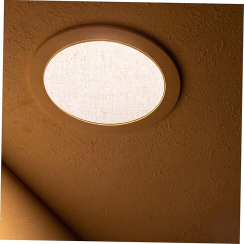 2pcs Ceiling Light Diffuser round Cloth Matte Panel for Drum Lampshade in Kuwait
