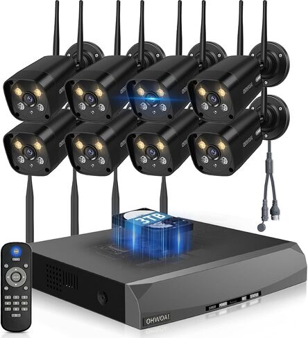 Wireless Security Camera System, Outdoor WiFi Video Surveillance System in Saudi Arabia
