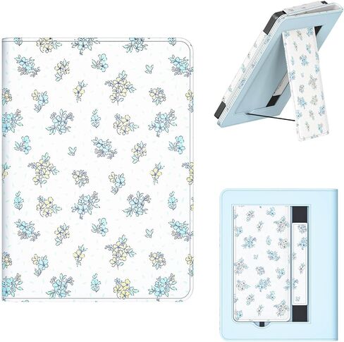 Feams Case for 7"/6.8" Kindle Paperwhite 12th/11th Generation 2024/2021 & Kindle Colorsoft Signature Edition, Durable PU Cover with Auto Sleep/Wake & Hand Strap, Cow Print in Kuwait