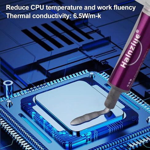 Diymore 5PCS Thermal Paste Kit HY810 5G/Pcs,Compatible All Processors CPU,GPU -PC,PS4,Collocation Heatsink Thermoelectric Cooler Compatible with Gaming Consoles/Devices in Kuwait