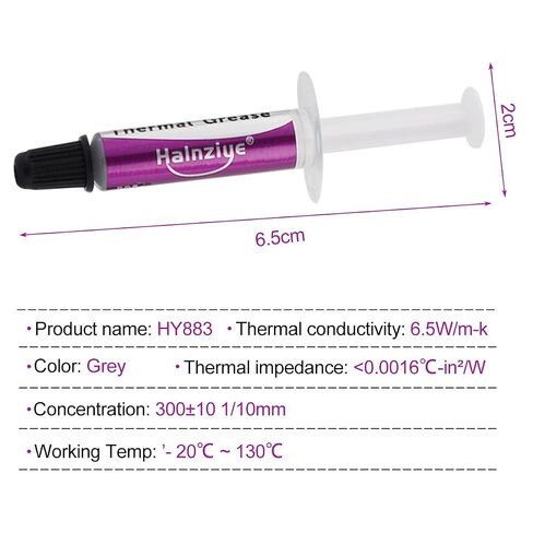 Diymore 5PCS Thermal Paste Kit HY810 5G/Pcs,Compatible All Processors CPU,GPU -PC,PS4,Collocation Heatsink Thermoelectric Cooler Compatible with Gaming Consoles/Devices in Kuwait