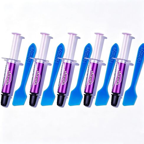 Diymore 5PCS Thermal Paste Kit HY810 5G/Pcs,Compatible All Processors CPU,GPU -PC,PS4,Collocation Heatsink Thermoelectric Cooler Compatible with Gaming Consoles/Devices in Kuwait