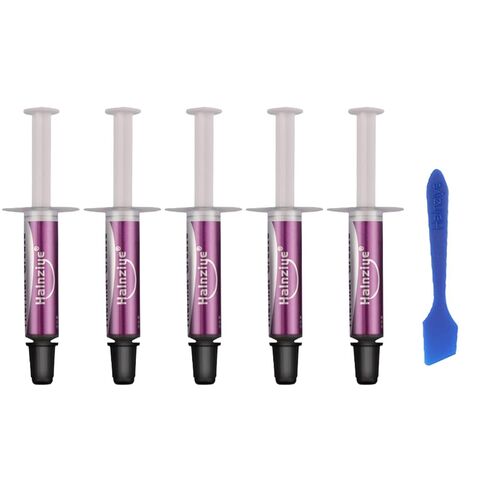 Diymore 5PCS Thermal Paste Kit HY810 5G/Pcs,Compatible All Processors CPU,GPU -PC,PS4,Collocation Heatsink Thermoelectric Cooler Compatible with Gaming Consoles/Devices in Kuwait