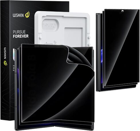 WSKEN Privacy Screen Protector for Samsung Galaxy Z Fold 8-25°Anti Spy in Kuwait