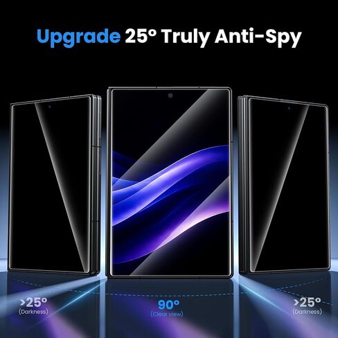 WSKEN Privacy Screen Protector for Samsung Galaxy Z Fold 8-25°Anti Spy in Kuwait
