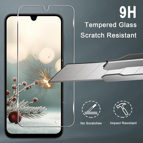 [3+3 Pack] Galaxy A26 5G Screen Protector + Camera Lens Protector, 9H Tempered Glass, Anti Scratch, Easy Installation, Bubble Free, HD Screen Protector for Samsung Galaxy A26 5G in Kuwait