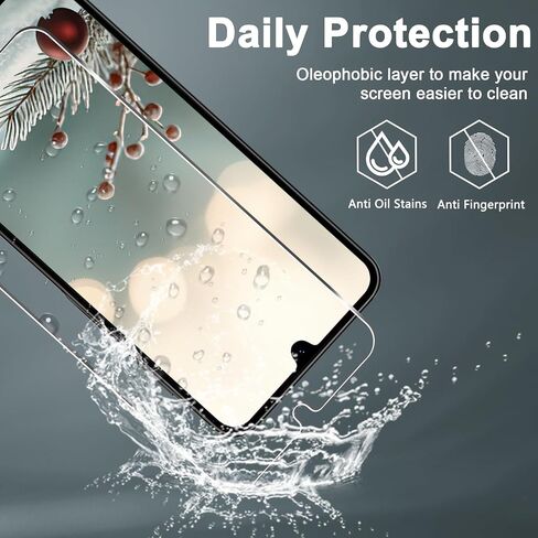 [3+3 Pack] Galaxy A26 5G Screen Protector + Camera Lens Protector, 9H Tempered Glass, Anti Scratch, Easy Installation, Bubble Free, HD Screen Protector for Samsung Galaxy A26 5G in Kuwait