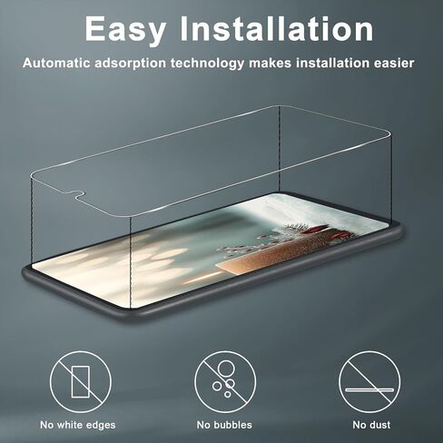 [3+3 Pack] Galaxy A26 5G Screen Protector + Camera Lens Protector, 9H Tempered Glass, Anti Scratch, Easy Installation, Bubble Free, HD Screen Protector for Samsung Galaxy A26 5G in Kuwait