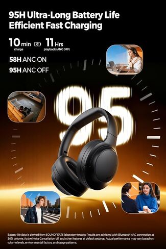 SoundPEATS Cove Pro - Over Ear Headphones - Black in Kuwait