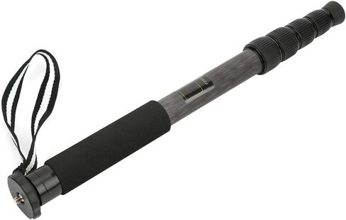 P285C Carbon Fiber Monopod, 5 - Section Portable Camera Monopod with Ball Head, Adjustable 16.5–61 Inch Height, Lightweight 510g for DSLR and Mirrorless Cameras in Kuwait